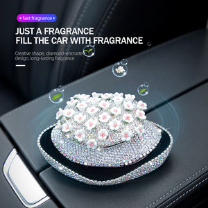 <span class=keywords><strong>Ambientador</strong></span> de coche Diamond Luxury Scent Color personalizado Diseño de flores <span class=keywords><strong>Perfume</strong></span> de aceite Fragancia de aire automática para dama - Product Image 4