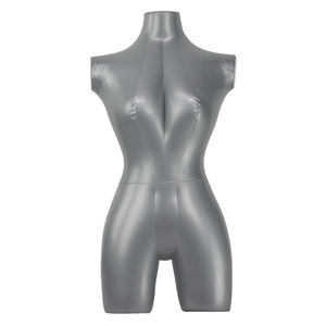 Mannequins Buste Gonflables <span class=keywords><strong>Homme</strong></span> Femme en PVC Gris pour Présentoir de Vitrine - Product Image 1