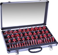 24/35/50pc ensemble de fraises à bois machine à tailler machine à graver acier au tungstène fraise en bout mèche à bois