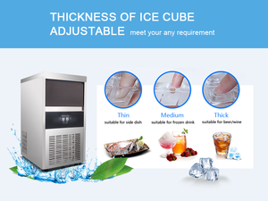 Petite machine à glaçons de cuisine commerciale 30kg/24h Machine à glaçons intégrée automatique - Product Image 4