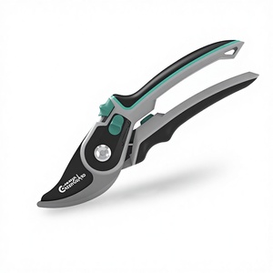 Cisailles de taille à ressort externe à deux positions en acier SK5 Green Guard (GREEN GUARD) pour jardinage, aménagement paysager et taille des fleurs - Product Image 1