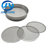 Tamis d'essai standard de sol rond en acier inoxydable 304 graines de grain tamis d'essai de laboratoire géologique tamis d'essai de sable standard