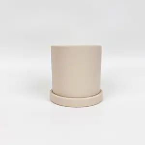 2024 Nieuwe Mini Handheld Moderne Bloempot Witte Sappige Potten Keramische Plantenpotten Voor Hotel Home Office Decor