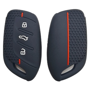 Housse de clé de voiture en silicone, texture nid d'abeille, légère, résistante aux rayures, pour SAIC MG HS ZS MG5 MG6 Roewe I5 I6 <span class=keywords><strong>RX3</strong></span> RX5 3 - Product Image 1
