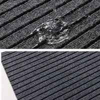 Runner Rugs Indoor/Outdoor Anti-Slip Running Carpet Polyester Square Woven Doormat PVC/TPR Backing Waterproof Low-Profile