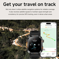 Reloj Inteligente HT36 con GPS, Linterna, Monitoreo de Salud, Resistente al Agua 3ATM, Reloj Deportivo para Exteriores, Navegación y Surf