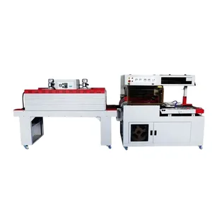 4525 Jet Heat Shrinking Machine + 450L Sealing and Cutting Machine Advanced Wrapping Heat Shrink Film Packing Machine