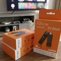 Venta al por Mayor Xs97 S3 Tvstick H313 Stick TV Smart TV Dongle Android 10 4k TV Stick