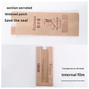 Sacs d'emballage personnalisés pour la cuisson, sacs alimentaires auto-scellants pour pain, pain grillé en tranches, sacs pour la cuisson, emballage en papier pour ongles pressés - Product Image 3