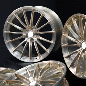 Roues forgées concaves profondes en or brossé DJJ Custom P103SC de 17 à 23 pouces pour BMW M3 Porsche 911 Tesla 3 <span class=keywords><strong>Camaro</strong></span> ZL1 Audi RS6 AMG <span class=keywords><strong>GT</strong></span> - Product Image 4