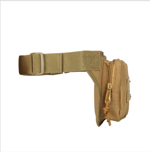 กระเป๋าคาดเอวสำหรับกีฬากลางแจ้ง DFWB09 3PTactical ผลิตจากผ้าออกซ์ฟอร์ดกันน้ำความหนาแน่นสูง 800D ทนทาน มี 2 ช่อง ช่องด้านในมีซิป 1 ช่อง - Product Image 4