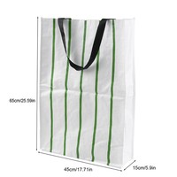 Sac à main tissé léger et écologique, lavable et durable, parfait pour les courses et les achats au centre commercial