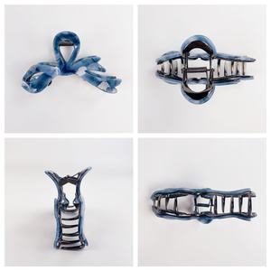 Atacado New Design Factory Acetato Cabelo Garras Simples Mármore Rhinestone Grande Garra Cabelo Clips para As Mulheres - Product Image 2