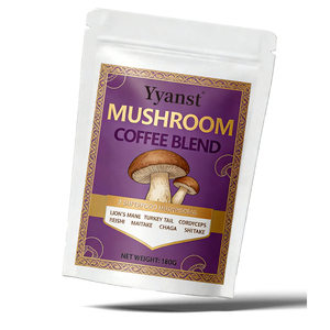 Poudre de café instantané aux champignons biologiques, marque privée OEM, pour une meilleure énergie et un soutien immunitaire. - Product Image 4