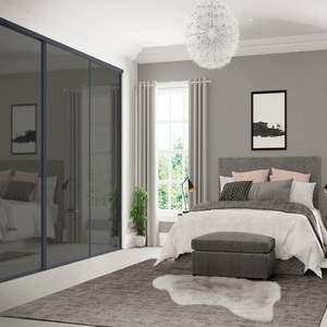 Armoire de chambre à coucher à portes coulissantes de luxe, meubles de chambre à coucher, armoire moderne - Product Image 2