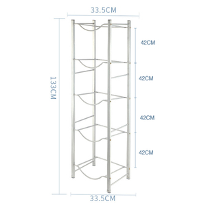 Nước Cooler Jug Giá 5 gallon nước Giữ chai lưu trữ Kệ 3 Tier Heavy Duty Stackable Tủ nước Dispenser Organizer F - Product Image 6
