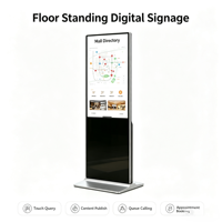 Kiosco Digital Interactivo con Pantalla Táctil IR de 43 Pulgadas, FHD, Android 11, Señalización Publicitaria, Compatible con Actualización de Programas por USB
