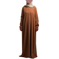 Vente en gros Hijab musulman grande taille femmes longue abaya avec manches mignonnes