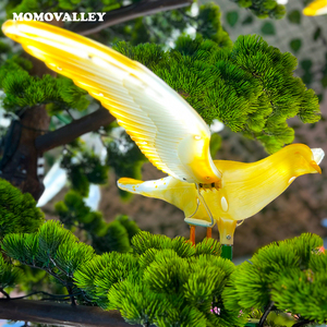 Momovalley Usine De Noël Led Éclairage Décoratif ABS 12V 75cm Multi Sound Bird Device Oiseau Volant Colombes Sculptures de Paix - Product Image 2