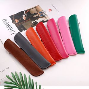 ปลอกใส่ปากกา PU ดีไซน์ทันสมัยพร้อมห่วงสำหรับปากกาสไตลัส - ปลอกป้องกันปากกาแบบส่วนตัวสำหรับของขวัญและของแจกในองค์กร - Product Image 2