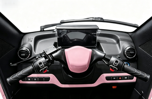 Motocicleta <span class=keywords><strong>Eléctrica</strong></span> de 3 Ruedas a <span class=keywords><strong>Precio</strong></span> Económico, Triciclo Eléctrico de Cabina Abierta, 3 Asientos, 45 km/h, para Conducir por la Ciudad, Segundo Vehículo para la Familia - Product Image 4