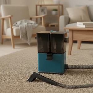Collecteur de poussière industriel 220V, corps en plastique, conception à double réservoir pour le dégraissage et le nettoyage - Product Image 2