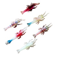 Yousya Prêt à expédier Leurre souple en plastique pour la pêche au lancer, jigging, swimbait, spinnerbait, imitation crevette, pour la pêche au calmar en mer