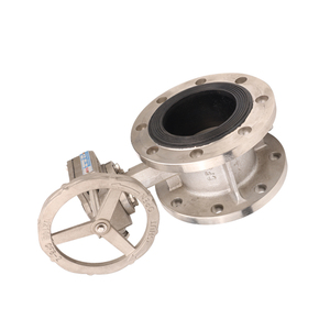 วาล์วผีเสื้อน้ำก๊าซน้ำมันโครงสร้างสแตนเลสไฟฟ้า - Product Image 1