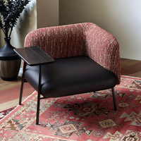 Fauteuil individuel en cuir de luxe de style italien pour salon et café, chaise de loisirs moderne et minimaliste multifonctionnelle