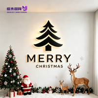 Lettres 3D en acier inoxydable personnalisées rétroéclairées par LED, halo inversé illuminé, logo mural pour entreprise, bureau, signalétique, étanche IP65, usage commercial