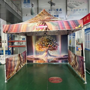 Giá rẻ tùy chỉnh in logo 600D vải không thấm nước khung nhôm Lều triển lãm sự kiện gấp lều - Product Image 4