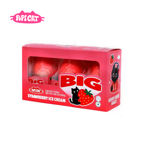 Gelato Virale PoPI CAT all'Ingrosso, Gelato alla Frutta a Forma di Fragola 3D Esotico, Confezione da 2,65 OZ - Product Image 4