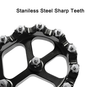 ที่พักเท้าอะลูมิเนียมอัลลอย CNC 130มม. แป้นเหยียบรถจักรยานยนต์สีดำสำหรับ CRF50 XR70 CRF110 SSR SDG xmotor - Product Image 3