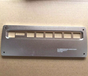 <span class=keywords><strong>Panneaux</strong></span> audio avant en aluminium anodisé noir brossé, usinage CNC personnalisé, services d'amplificateur en aluminium à prix abordable - Product Image 4