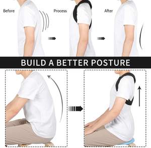 Hotsaling behel Neoprene uniseks, penahan punggung bungkuk bisa disesuaikan "rompi" atas mendukung postur korektif - Product Image 6