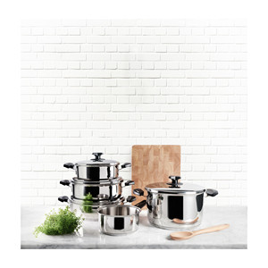 Colino sferico Nova-Ladycor in acciaio inox da 12 cm per scolare pasta e verdure - Product Image 2