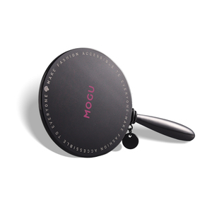 Большой размер ручной пистолет черный модный роскошный цветной металлический Пользовательский логотип 1C компактное зеркало для путешествий - Product Image 5