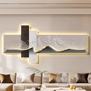 <span class=keywords><strong>Dipinto</strong></span> Decorativo di Lusso Leggero e Semplice per Soggiorno, Quadro da Parete per Sfondo Divano con Murale Creativo sul Retro - Product Image 5