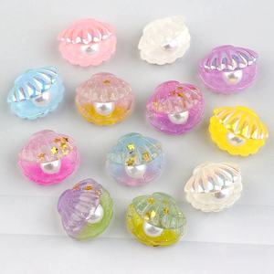 Molde de Resina Reutilizable con Forma Personalizada, Pintado a Mano, con Perlas y Conchas, Brillante, Miniatura, para Arte, Coleccionismo y Decoración - Product Image 3