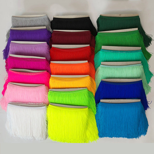 Flecos de Nailon Suave de 30 cm de Grosor, Flecos Dobles de Línea Cerrada, Flecos Largos Múltiples, Flecos de Encaje para Adornos Latinos, Tamaño Personalizado - Product Image 3