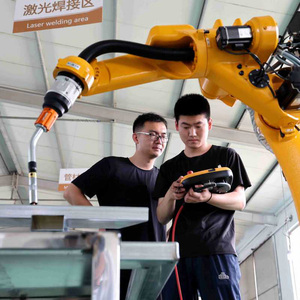 ESTUN High Capacity Welding Robot Arm Laser Welding Machine PLC Motor Engine Driven Robotic Welding Jigs Fixture - Product Image 1