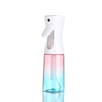 Bouteilles de pulvérisation miniatures personnalisées rechargeables en PET de 200 ml, 300 ml, 16 oz (500 ml) avec pulvérisation fine continue pour liquide de nettoyage
