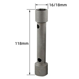 Clé à douille pour <span class=keywords><strong>bougie</strong></span> d'allumage de moto 16 mm/<span class=keywords><strong>18</strong></span> mm, outil hexagonal, 10 mm/12 mm, 21 mm, clé tubulaire, qualité industrielle OEM - Product Image 6