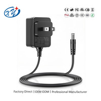 Adaptateur secteur AC/DC 12V 1A 12W avec prise US, fabriqué en Chine et au Vietnam, pour routeur LED, CCTV