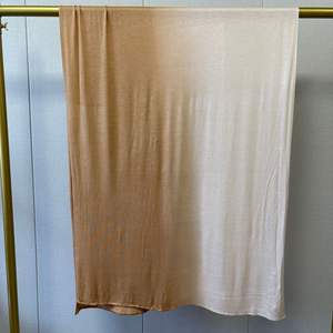 高品質のマーセライズドオンブレジャージーヒジャーブグラデーション両面通気性スウェットシャツ長いタオルイスラム教徒の女性のための夏 - Product Image 6