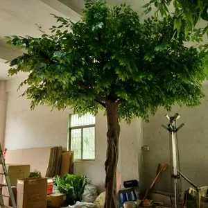large outdoor artificial banyan ficus trees life size artificial oak tree branches and leaves