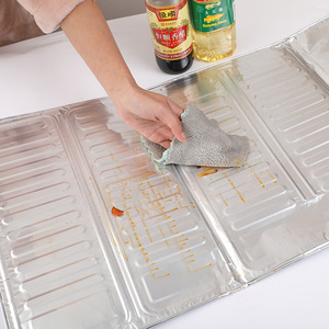 Bouclier anti-fumée de cuisine Lida en aluminium, taille standard, résistant à la chaleur, anti-graisse, jetable - Product Image 1