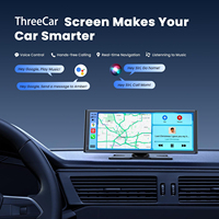 Tablette portable IPS pour voiture de 10,26 pouces avec CarPlay sans fil USB RGB pour autoradio universel
