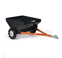 Désherbeur à remorquer robuste, scarificateur de pelouse avec construction solide, outil efficace pour l'échenillage et l'aération de l'herbe