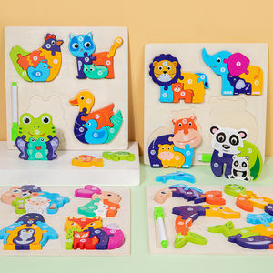 Nuevo Producto Hoye Craft, Tablero de Dibujo, Rompecabezas 3D, Rompecabezas Digital de Madera para Niños, Juego de Rompecabezas 3D de Madera para Niños - Product Image 5